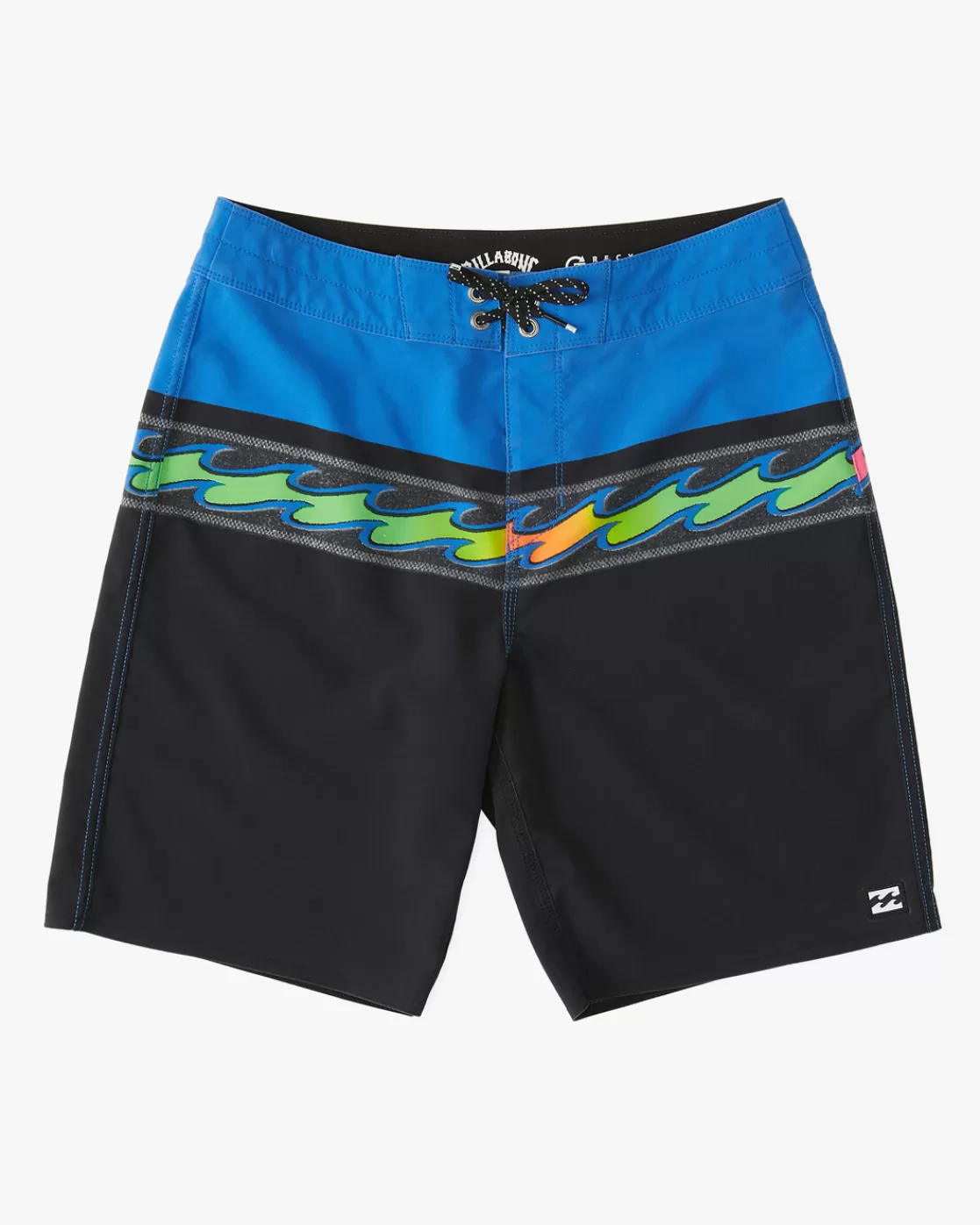 Hot Billabong Boy's Momentum Pro Performance 17" Boardshorts BLACK