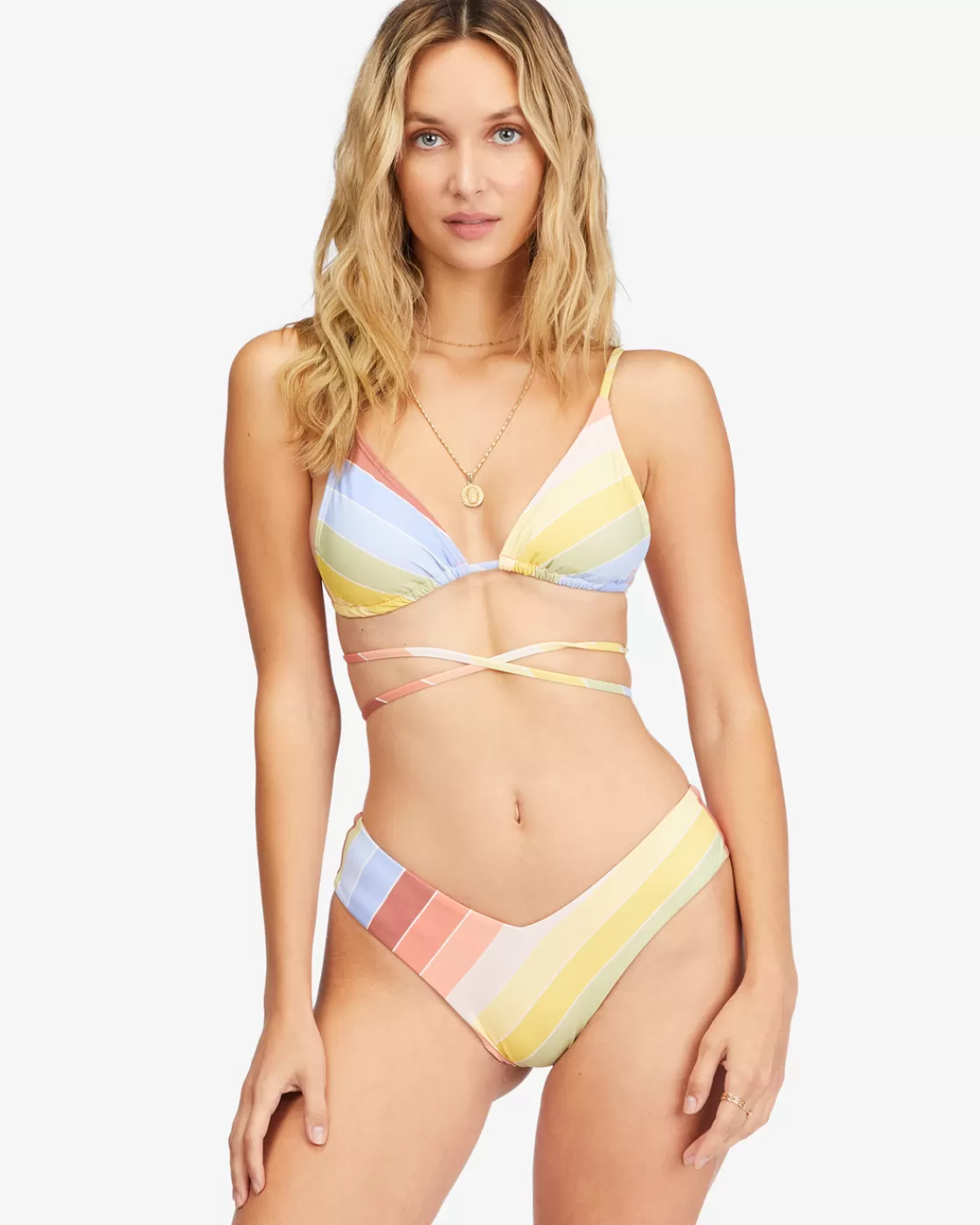 Flash Sale Billabong Brighter Daze Slide Tall Triangle Bikini Top MULTI