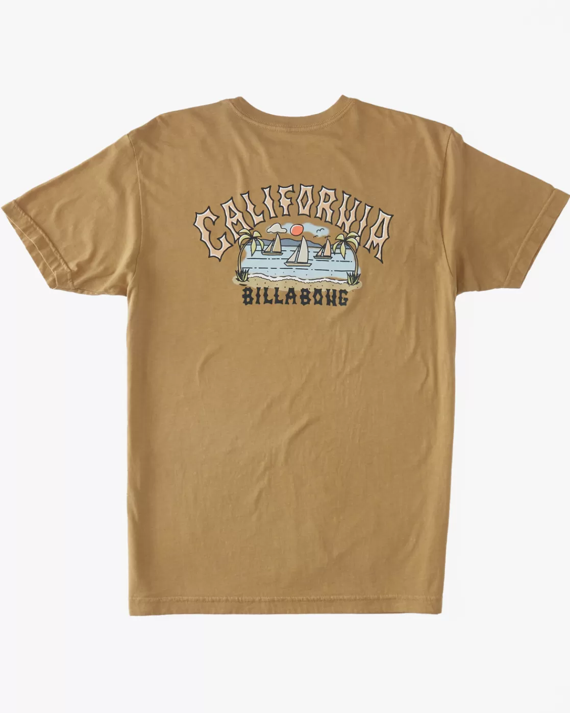 Outlet Billabong CA Sailing Arch T-Shirt DUSTY GOLD