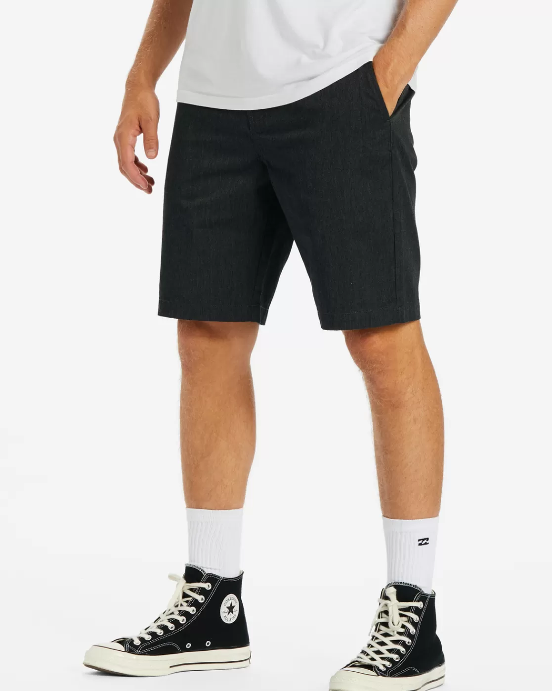 Online Billabong Carter Workwear 21" Shorts BLACK HEATHER