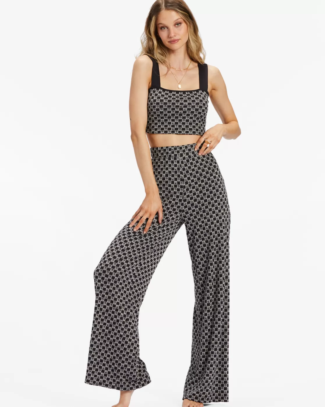 Clearance Billabong Check Please Pants BLACK PEBBLE