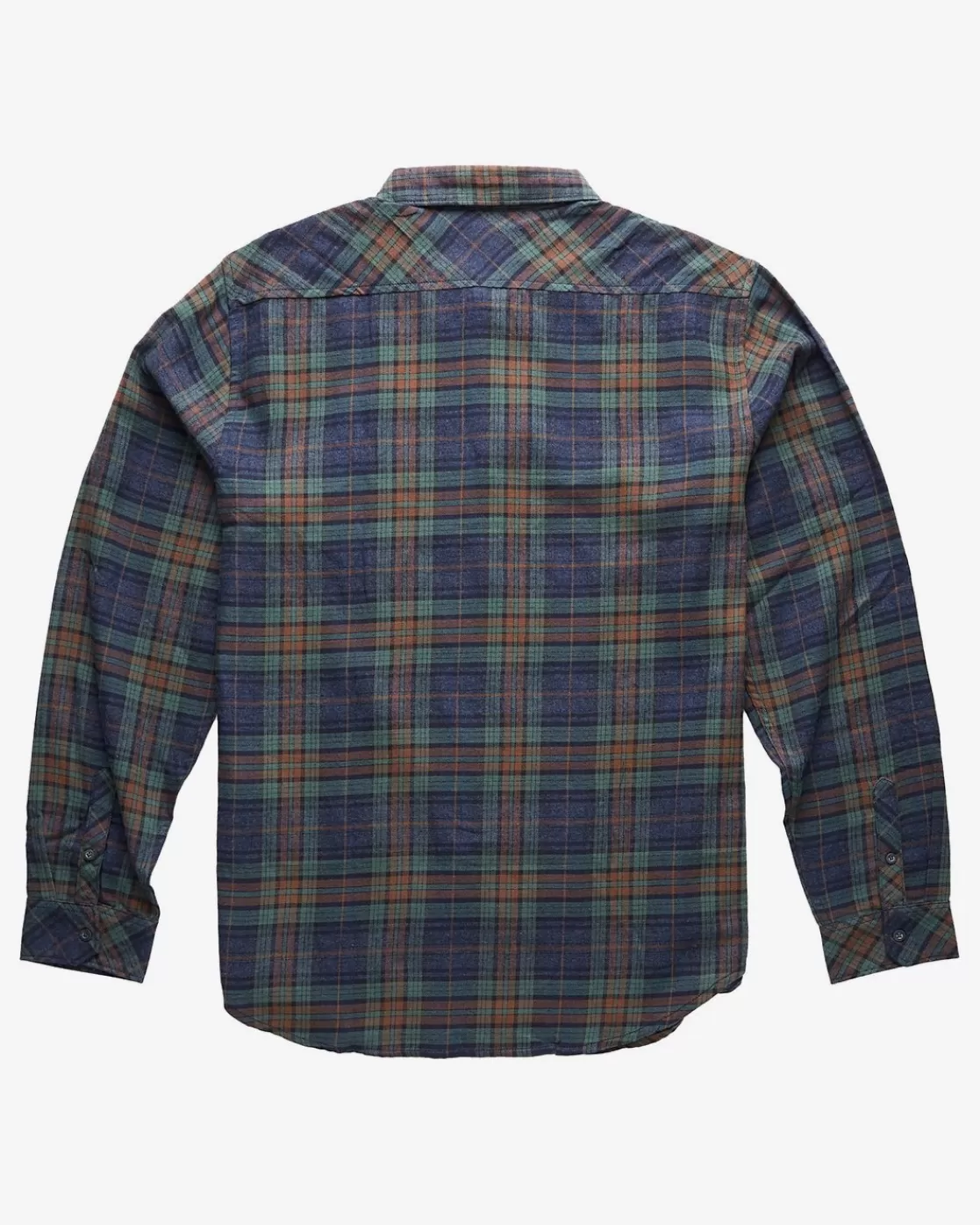 Clearance Billabong Classic Flannel Long Sleeve Shirt NAVY