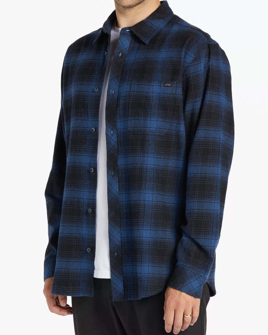 Flash Sale Billabong Coastline Flannel Long Sleeve Shirt BLUE