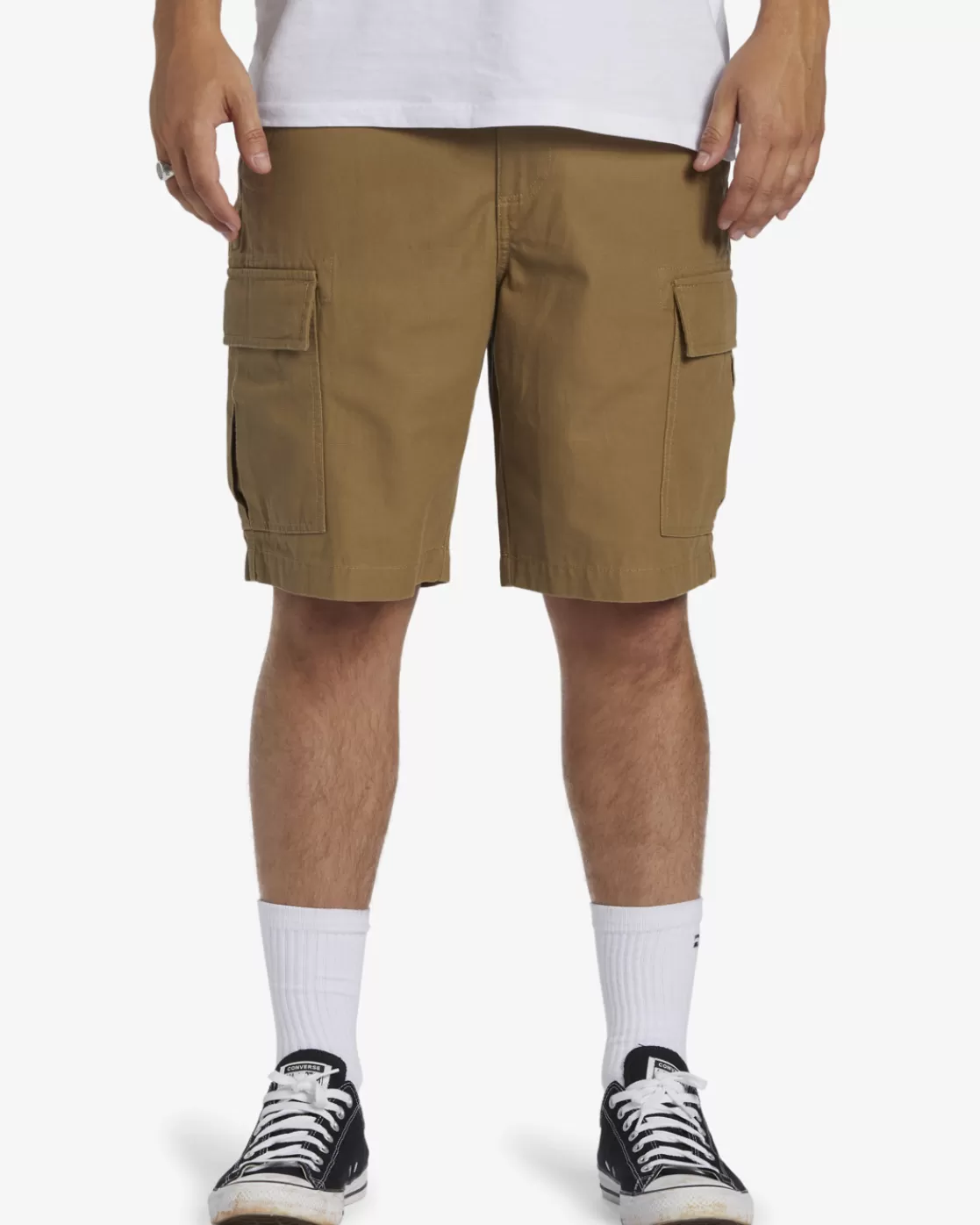 Discount Billabong Combat Cargo Shorts LIGHT KHAKI