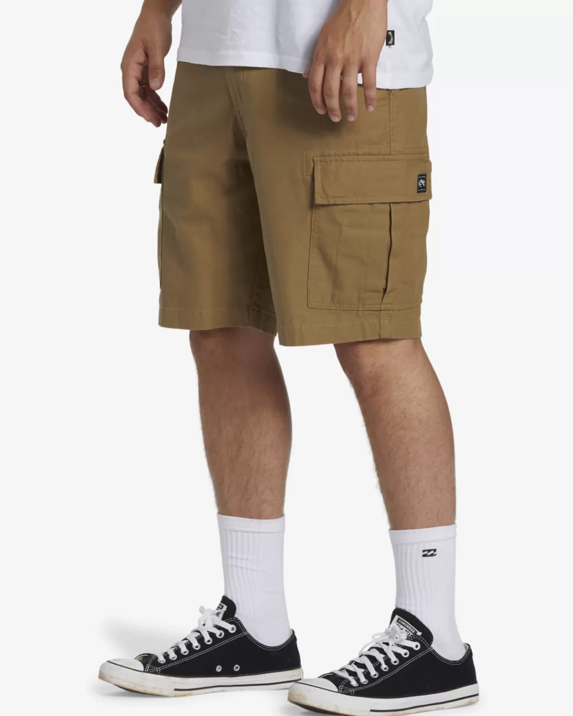 Discount Billabong Combat Cargo Shorts LIGHT KHAKI