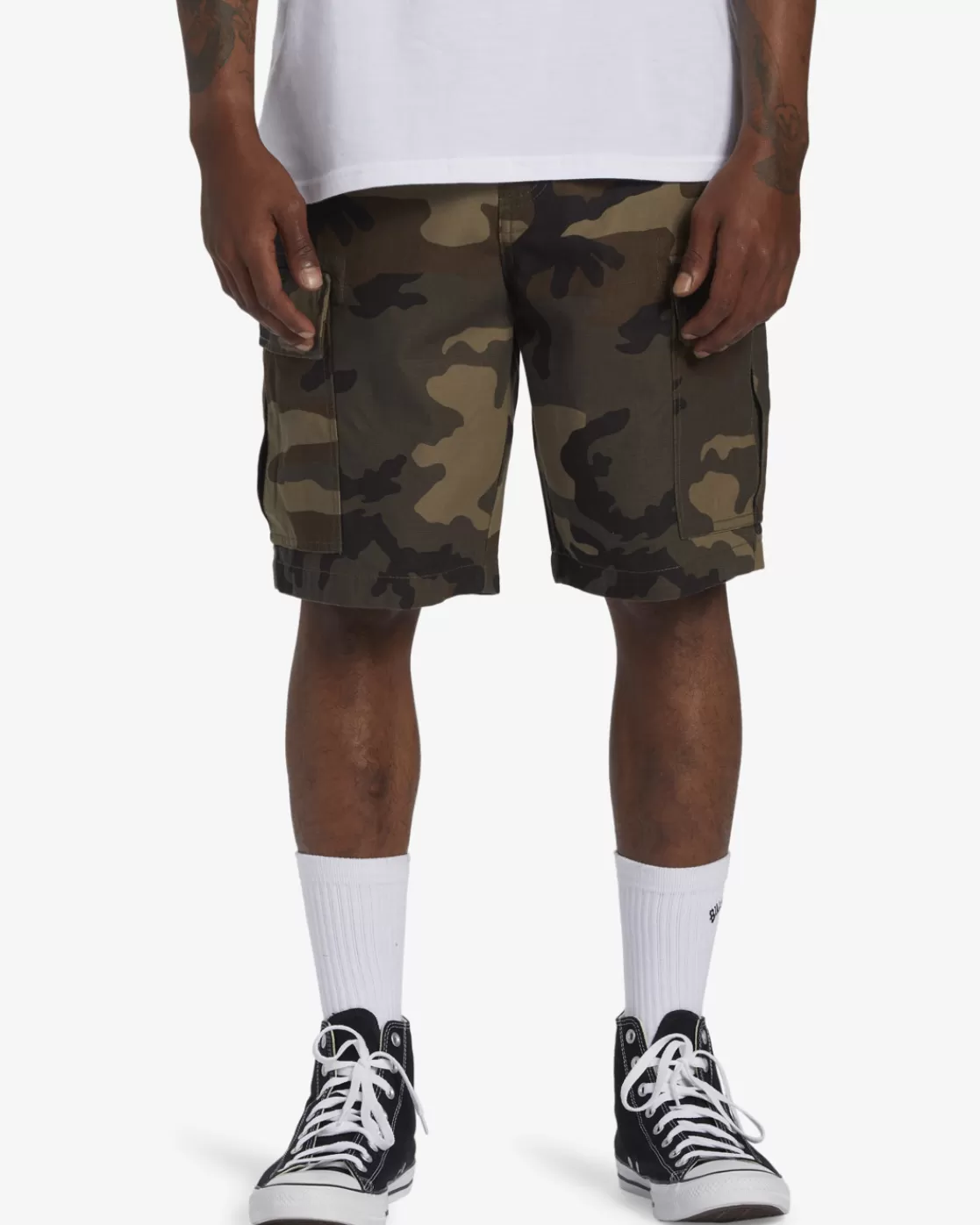 Flash Sale Billabong Combat Cargo Shorts MILITARY CAMO