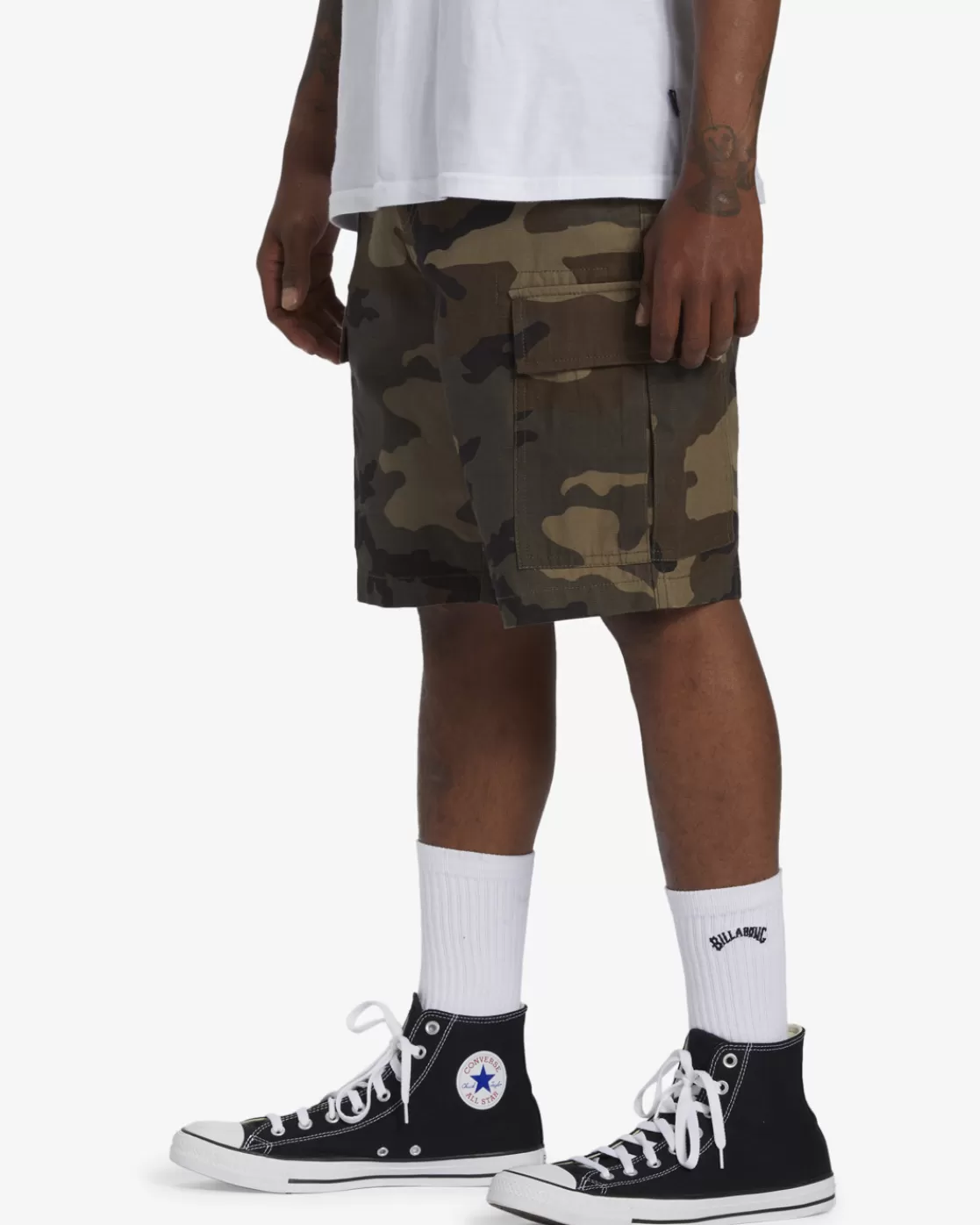 Flash Sale Billabong Combat Cargo Shorts MILITARY CAMO