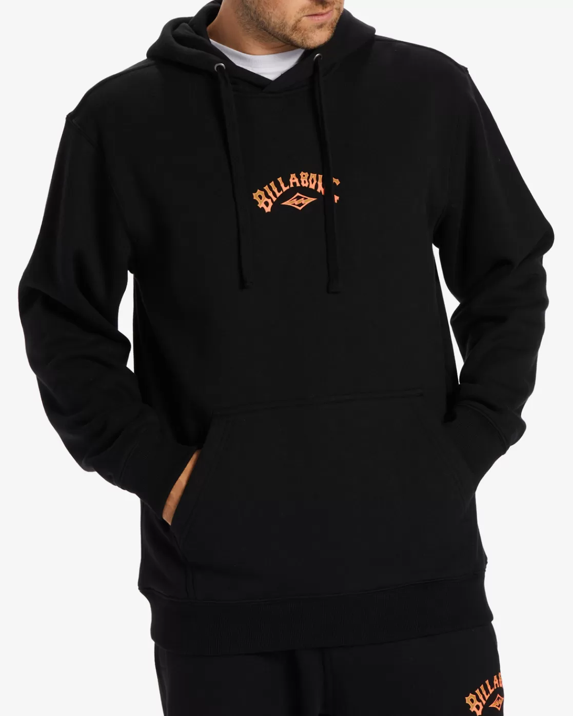 Fashion Billabong Core Arch Hoodie BLACK