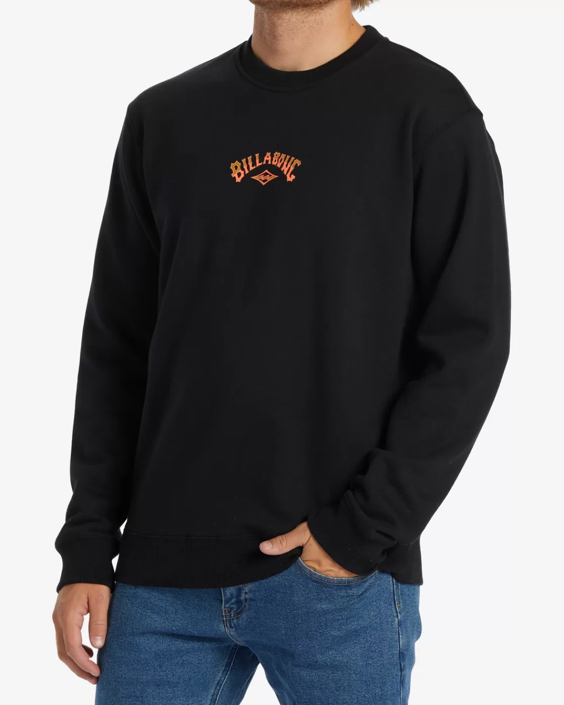 Online Billabong Core Arch Sweatshirt BLACK