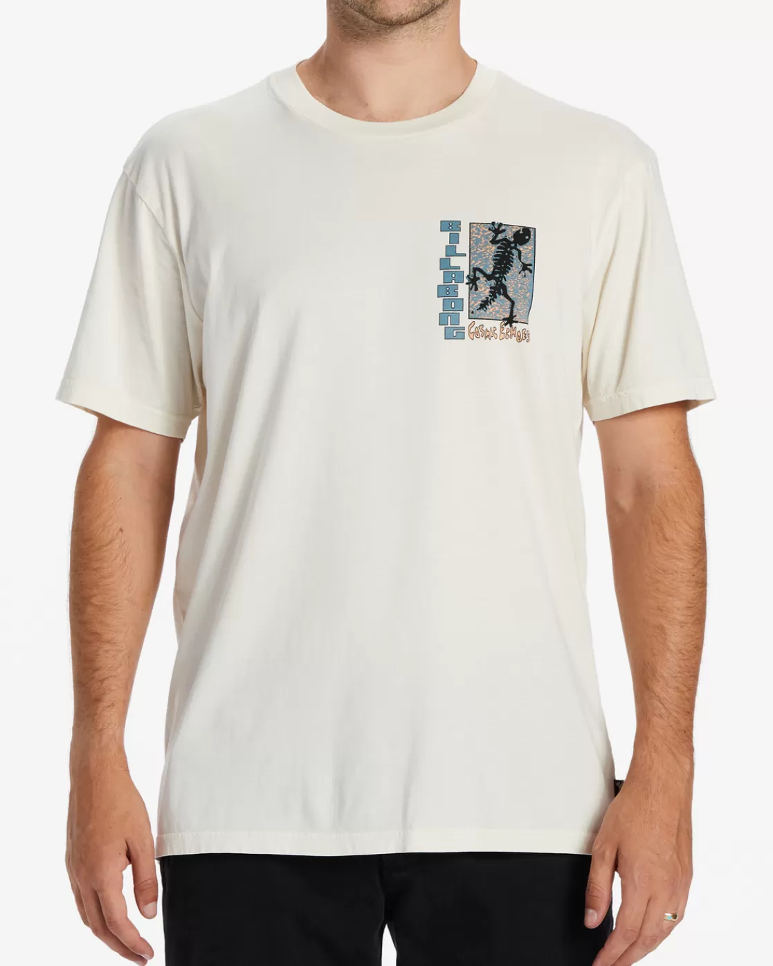 Cheap Billabong Cosmic Echoes T-Shirt OFF WHITE