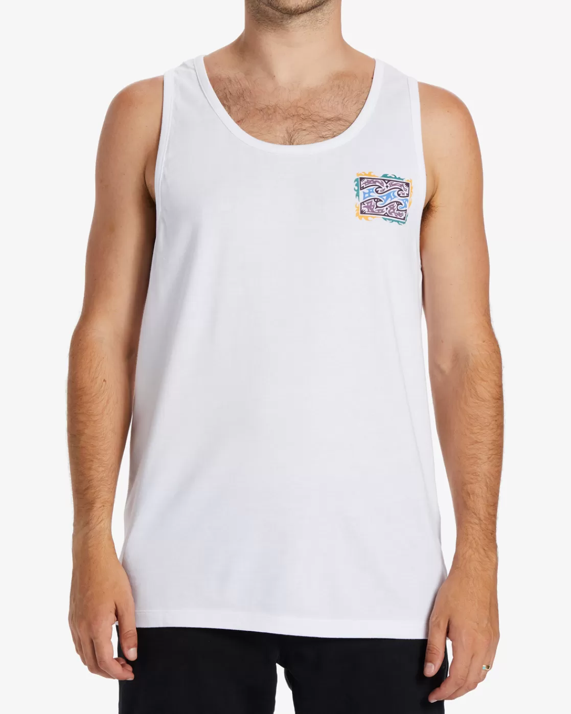 Cheap Billabong Crayon Wave Vest WHITE