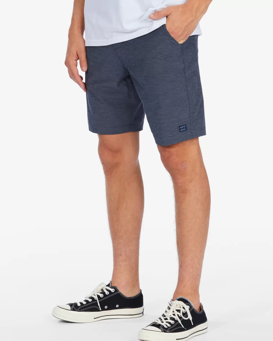 Shop Billabong Crossfire Mid Submersible Shorts 19" NAVY