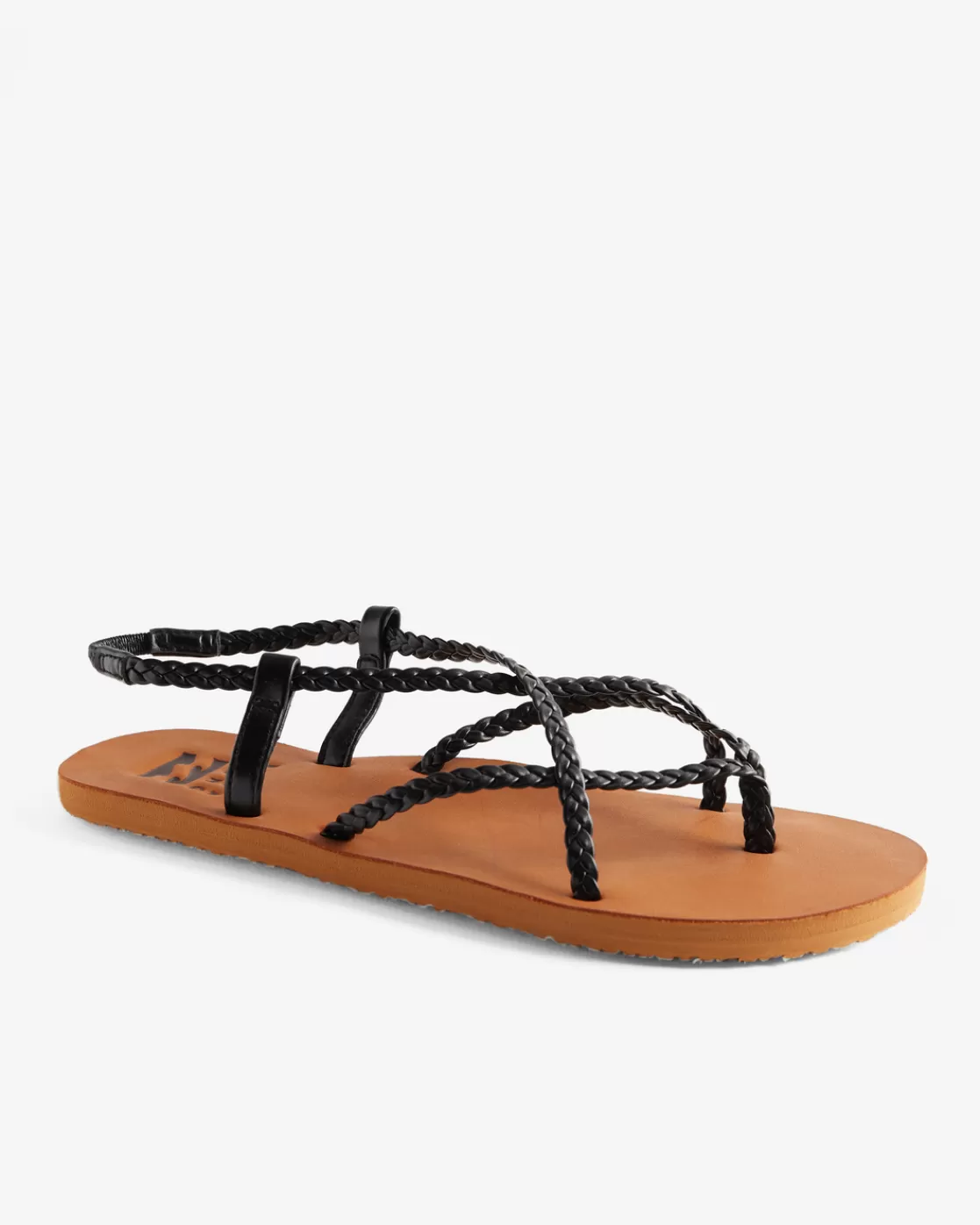 Outlet Billabong Crossing By Braided Sandals OFF BLACK