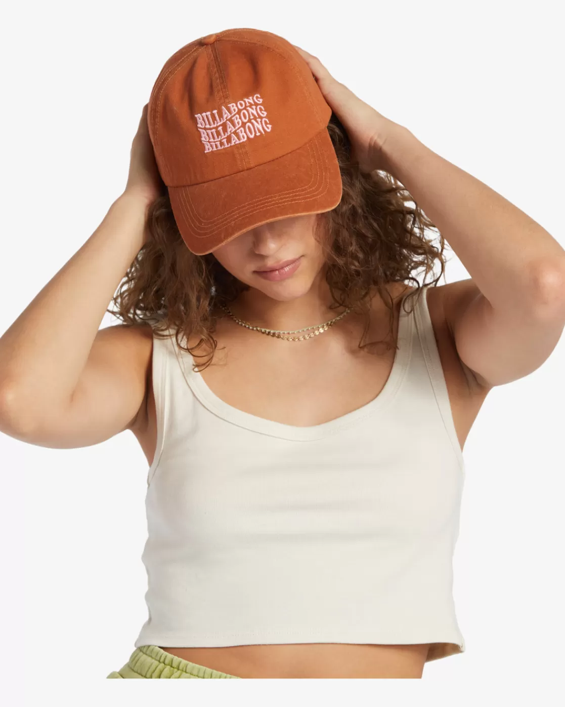 Outlet Billabong Dad Cap Strapback Hat TOFFEE