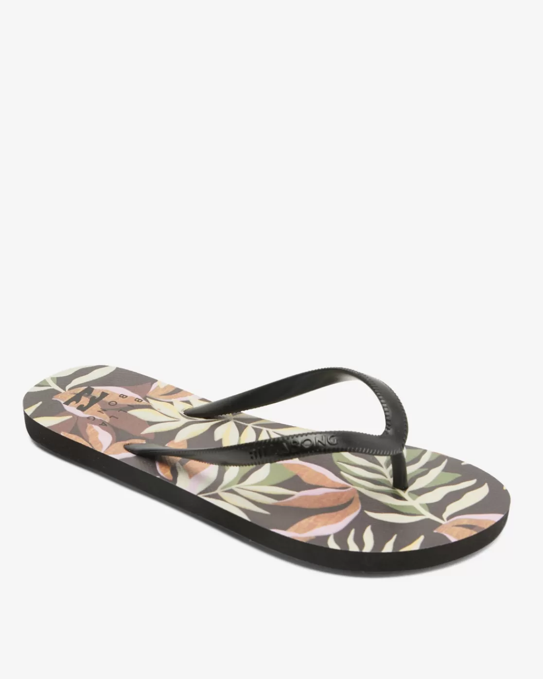 Flash Sale Billabong Dama Rubber Flip Flop Sandals BLACK MULTI 2