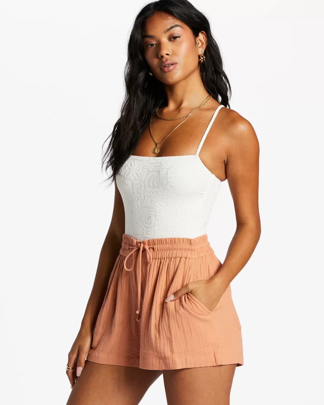 Best Sale Billabong Day Tripper Elastic Shorts ROSE DAWN