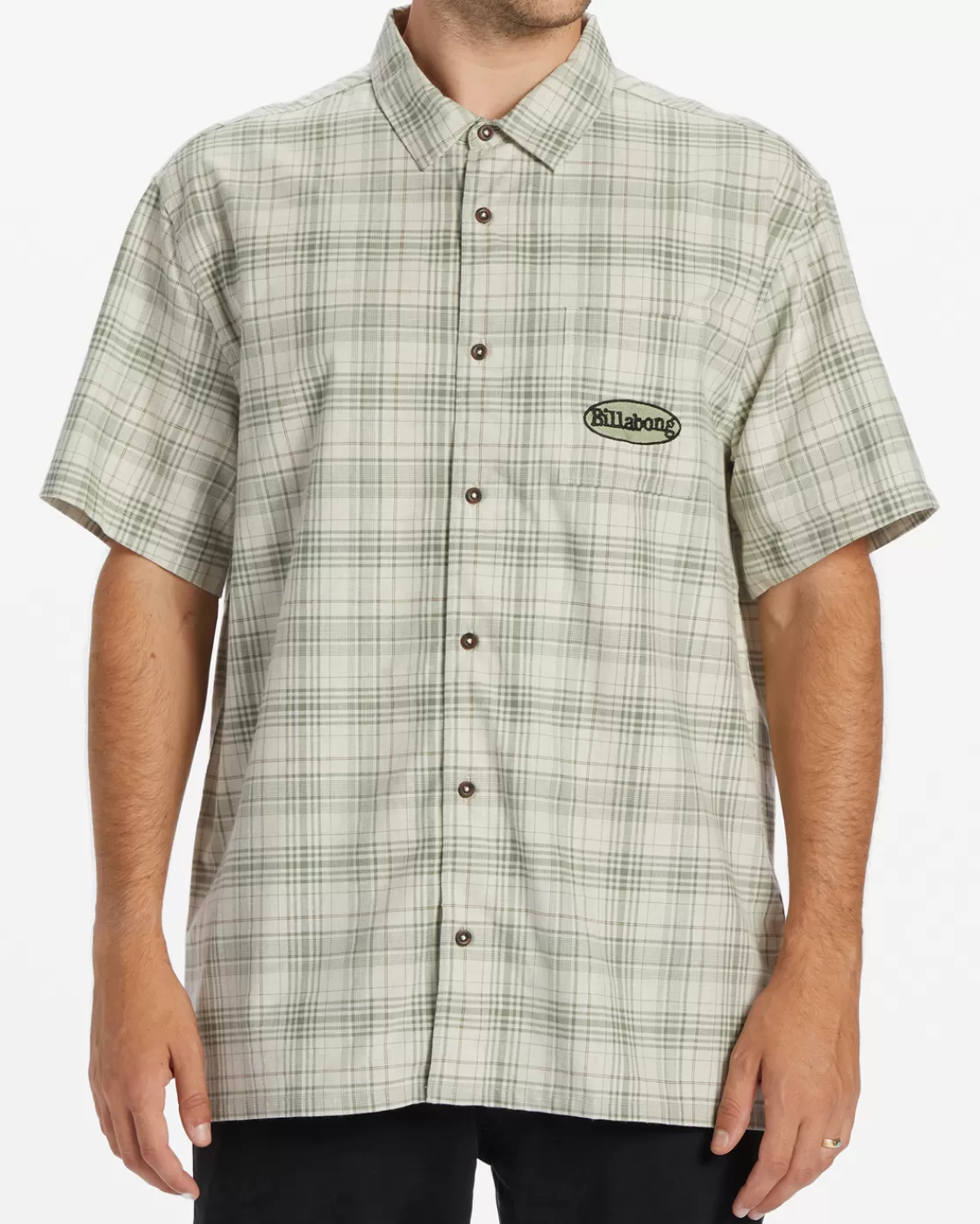 Outlet Billabong Daybreak Short Sleeve Shirt STONE