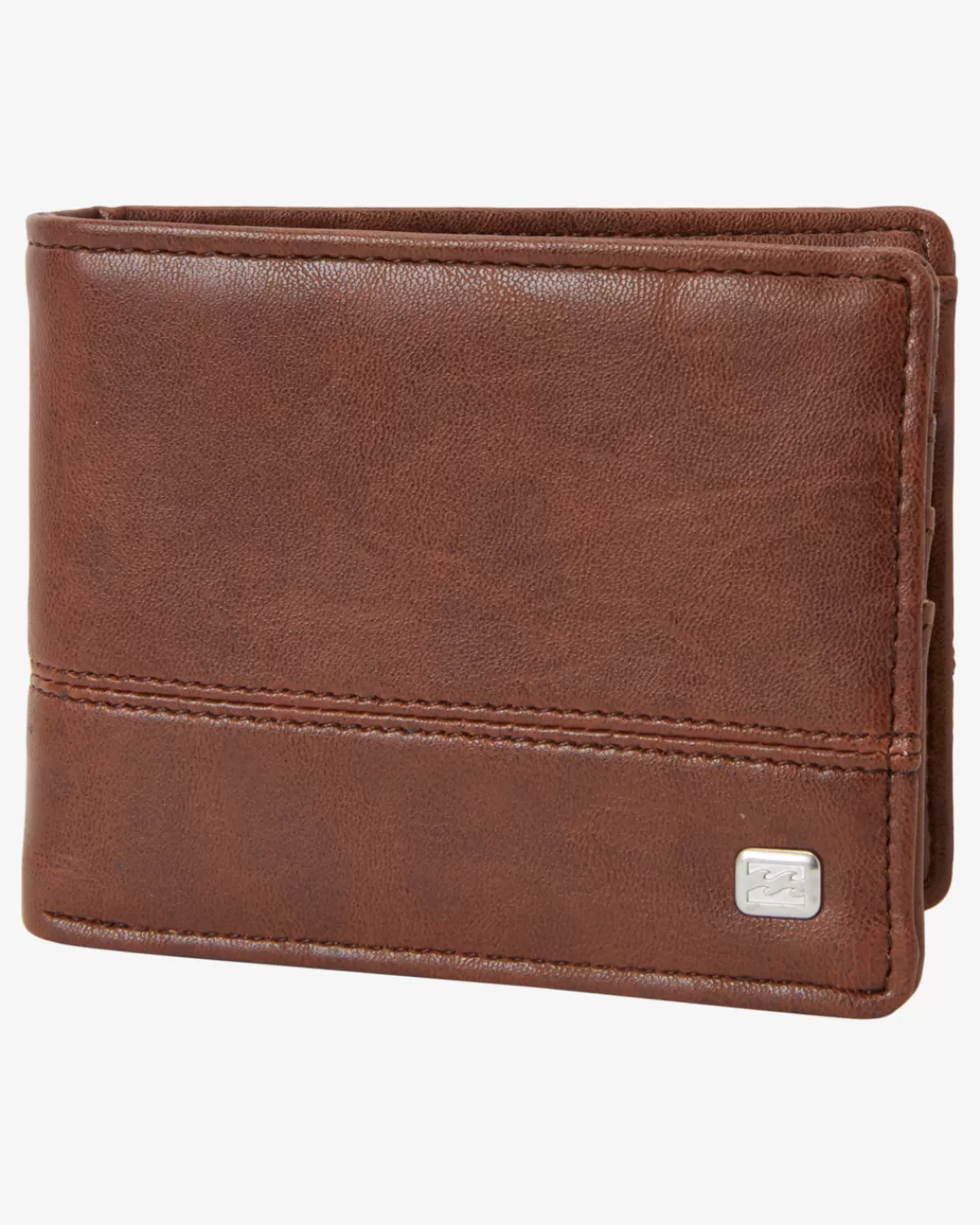 Online Billabong Dimension Faux Leather Bi-Fold Wallet JAVA GRAIN