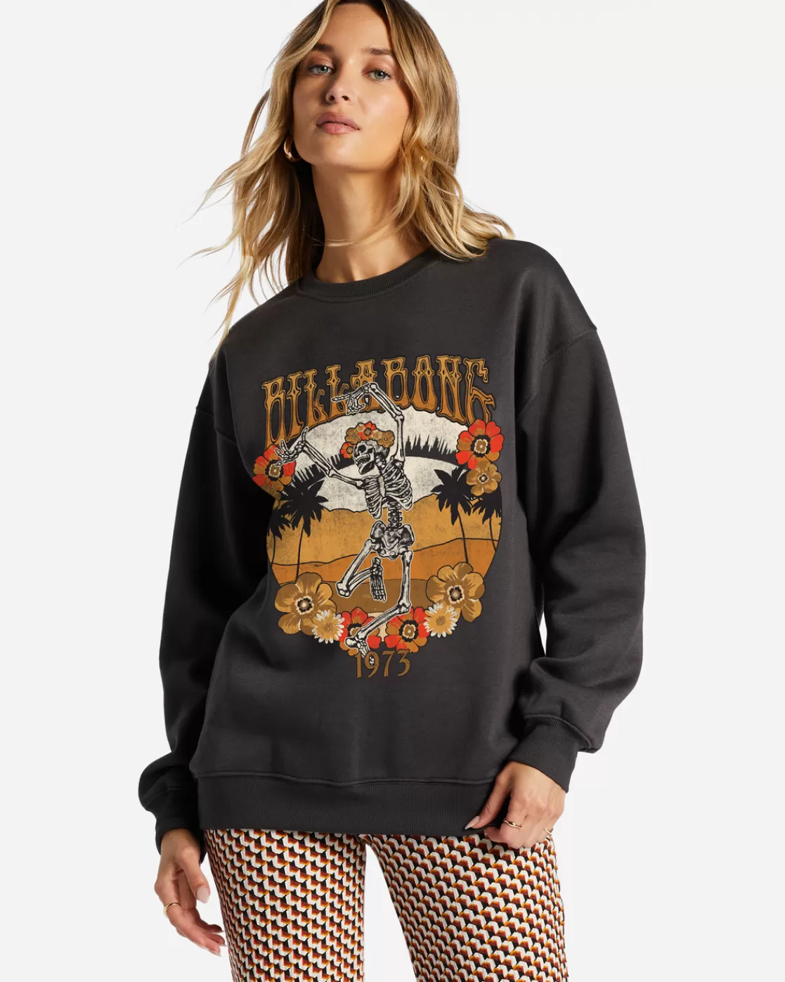 Cheap Billabong Energy And Wisdom Sweatshirt OFF BLACK