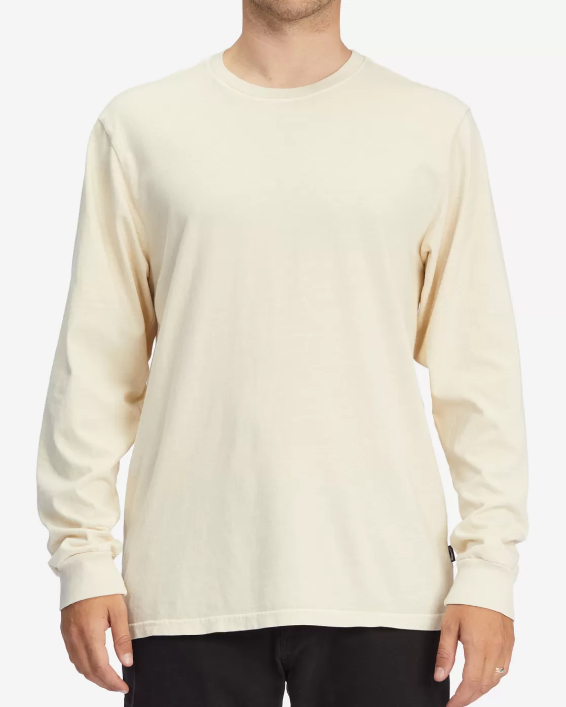 Shop Billabong Essential Wave Washed Long Sleeve T-Shirt BONE