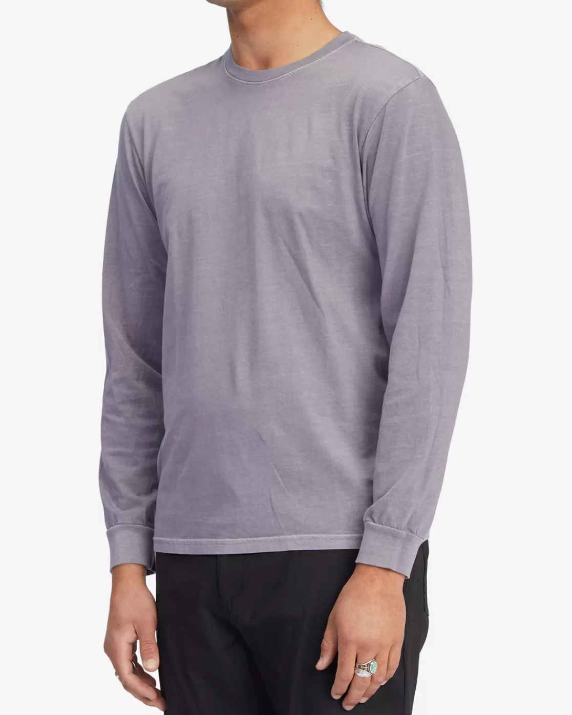 Sale Billabong Essential Wave Washed Long Sleeve T-Shirt PURPLE HAZE