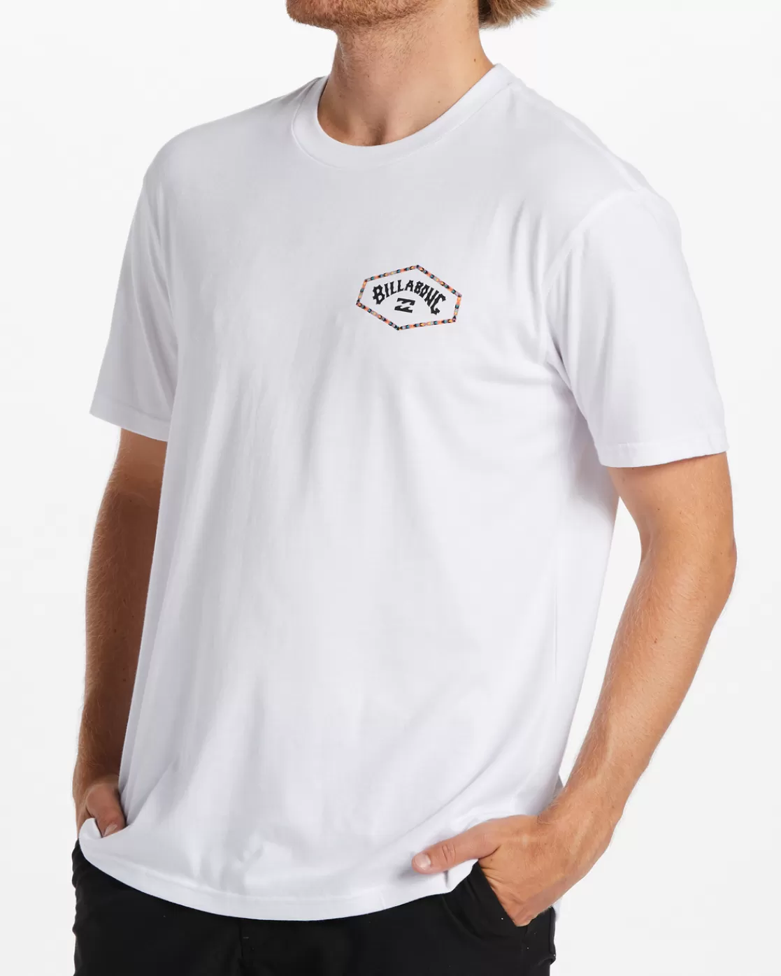 Sale Billabong Exit Arch T-Shirt WHITE