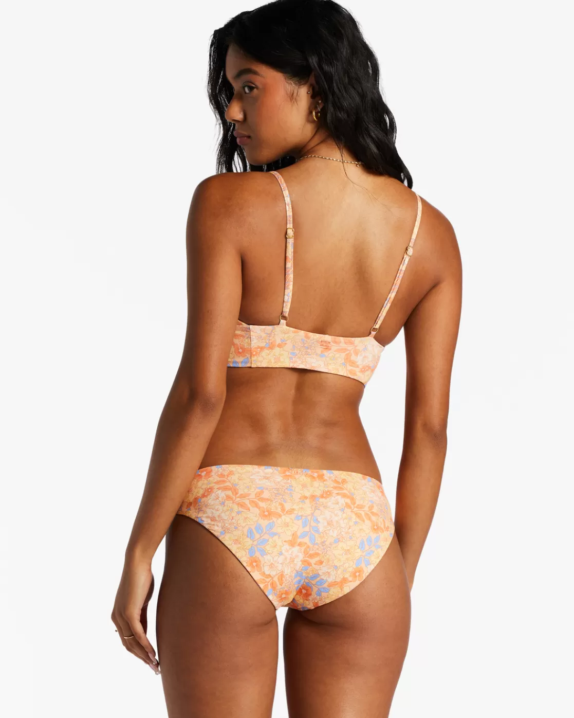 Store Billabong Fine By Me Lowrider Reversible Bikini Bottoms LIGHT MELON