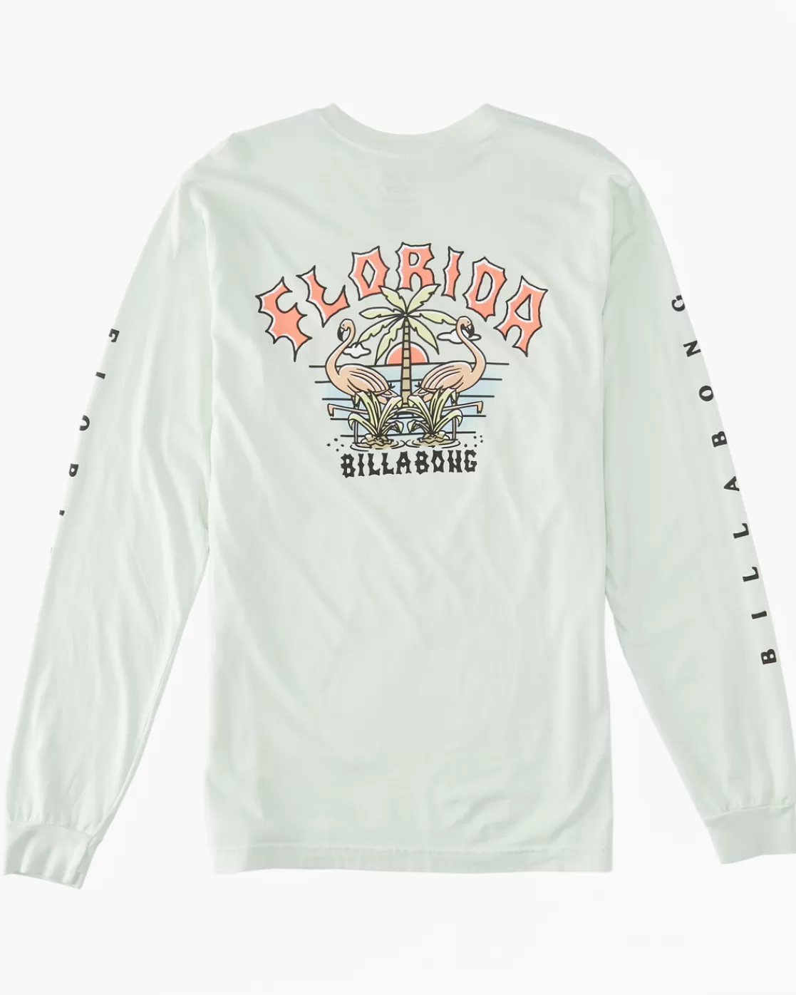 Online Billabong Flamingo Arch T-Shirt SEAGLASS