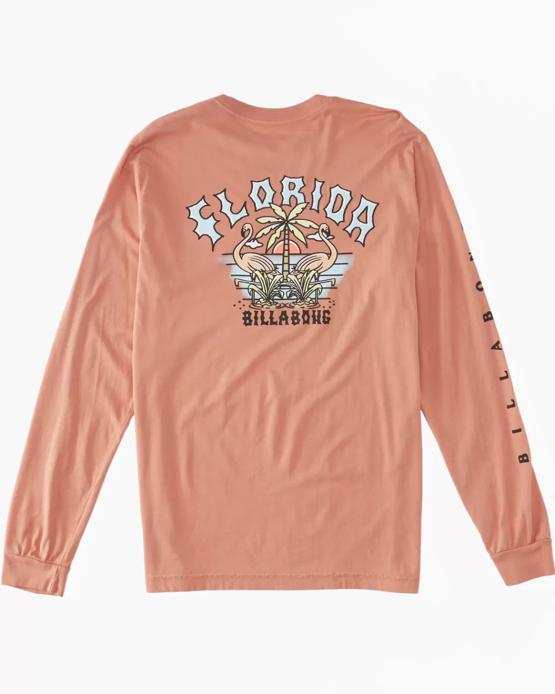 Cheap Billabong Flamingo Arch T-Shirt GUAVA