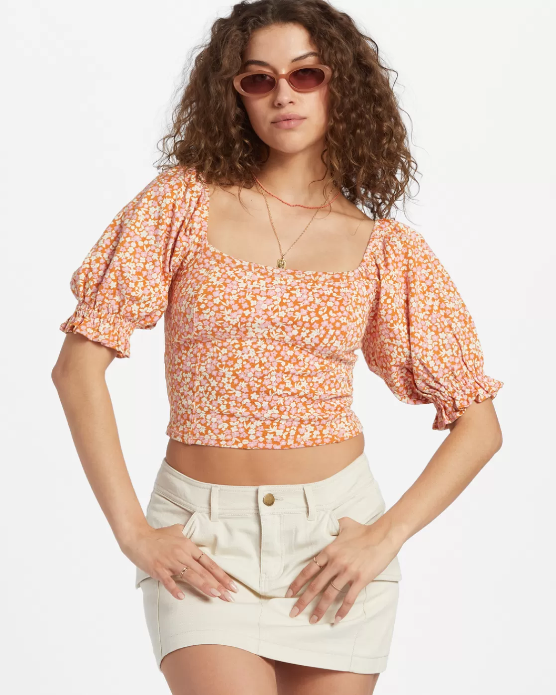 Best Sale Billabong Flora Top LIGHT SORBET