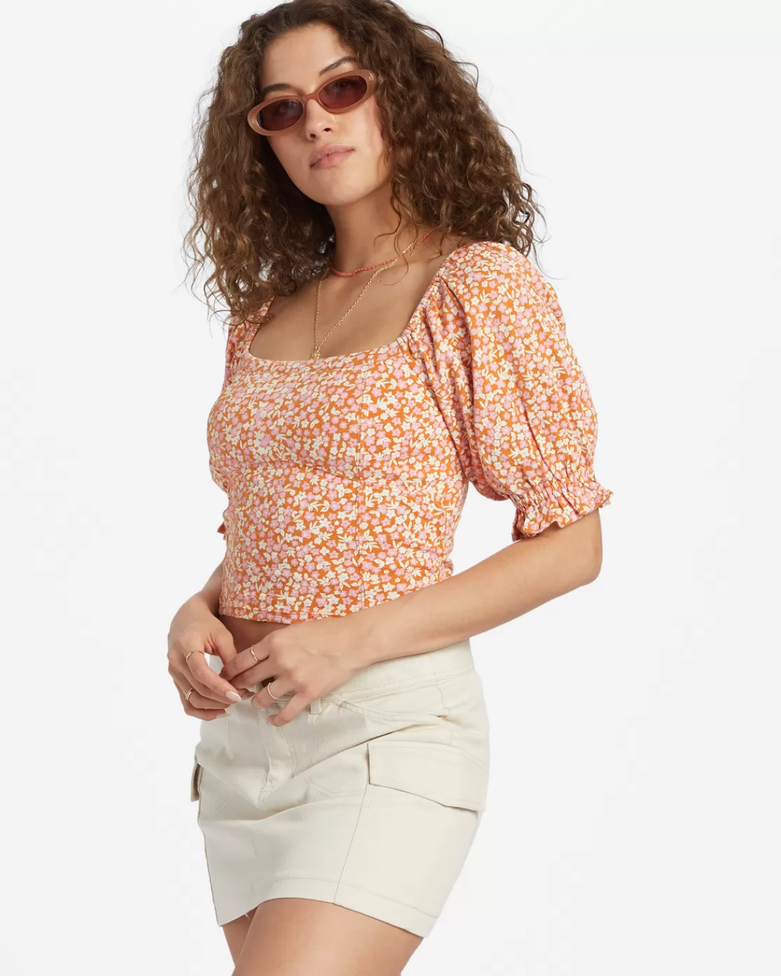 Best Sale Billabong Flora Top LIGHT SORBET