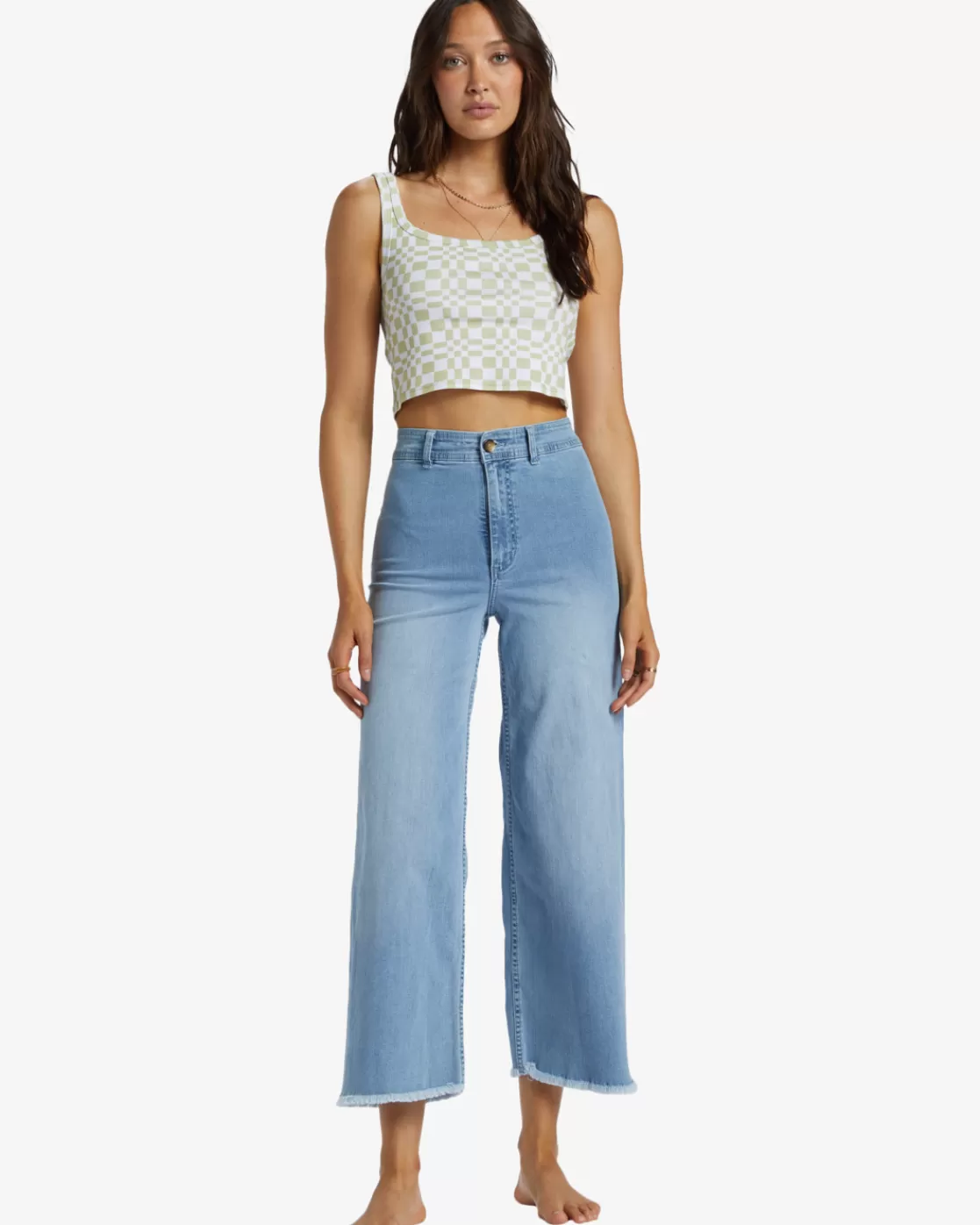 Online Billabong Free Fall Indigo Wide-Leg Jeans SURF SPRAY