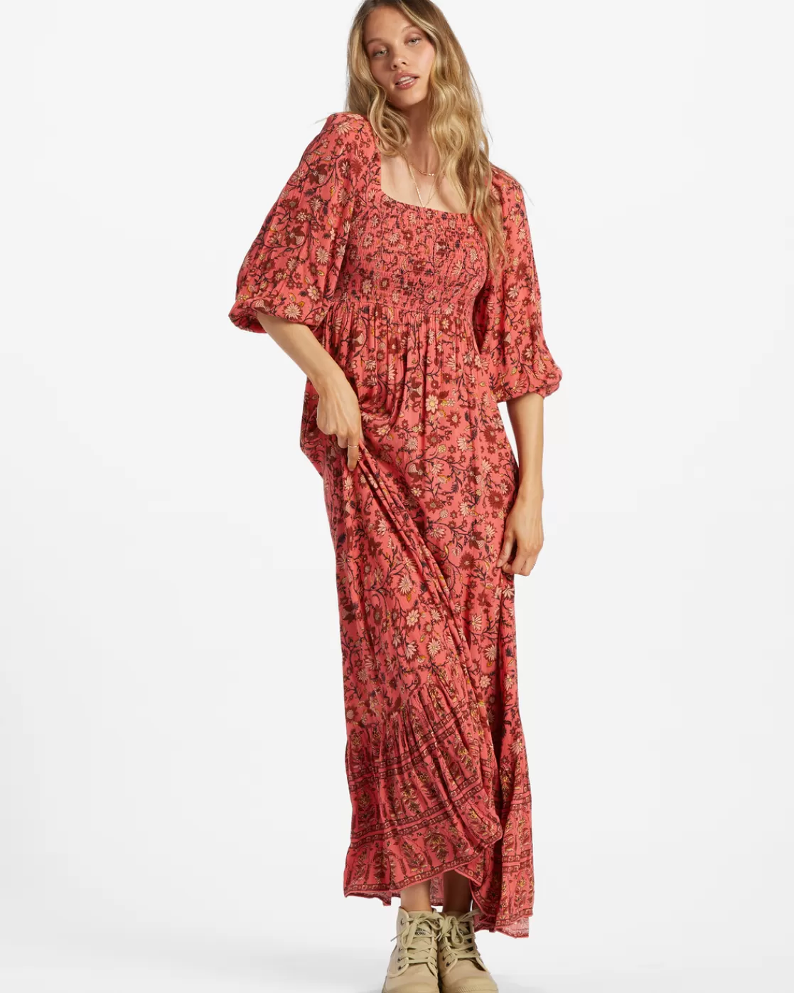 Store Billabong Full Bloom Dress HIBISCUS