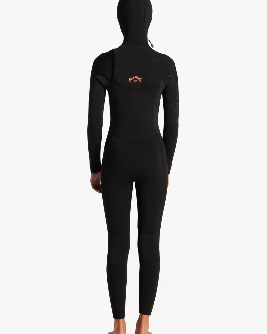 Online Billabong Girl's 5/4mmn Synergy Hooded Chest Zip Wetsuit WILD BLACK