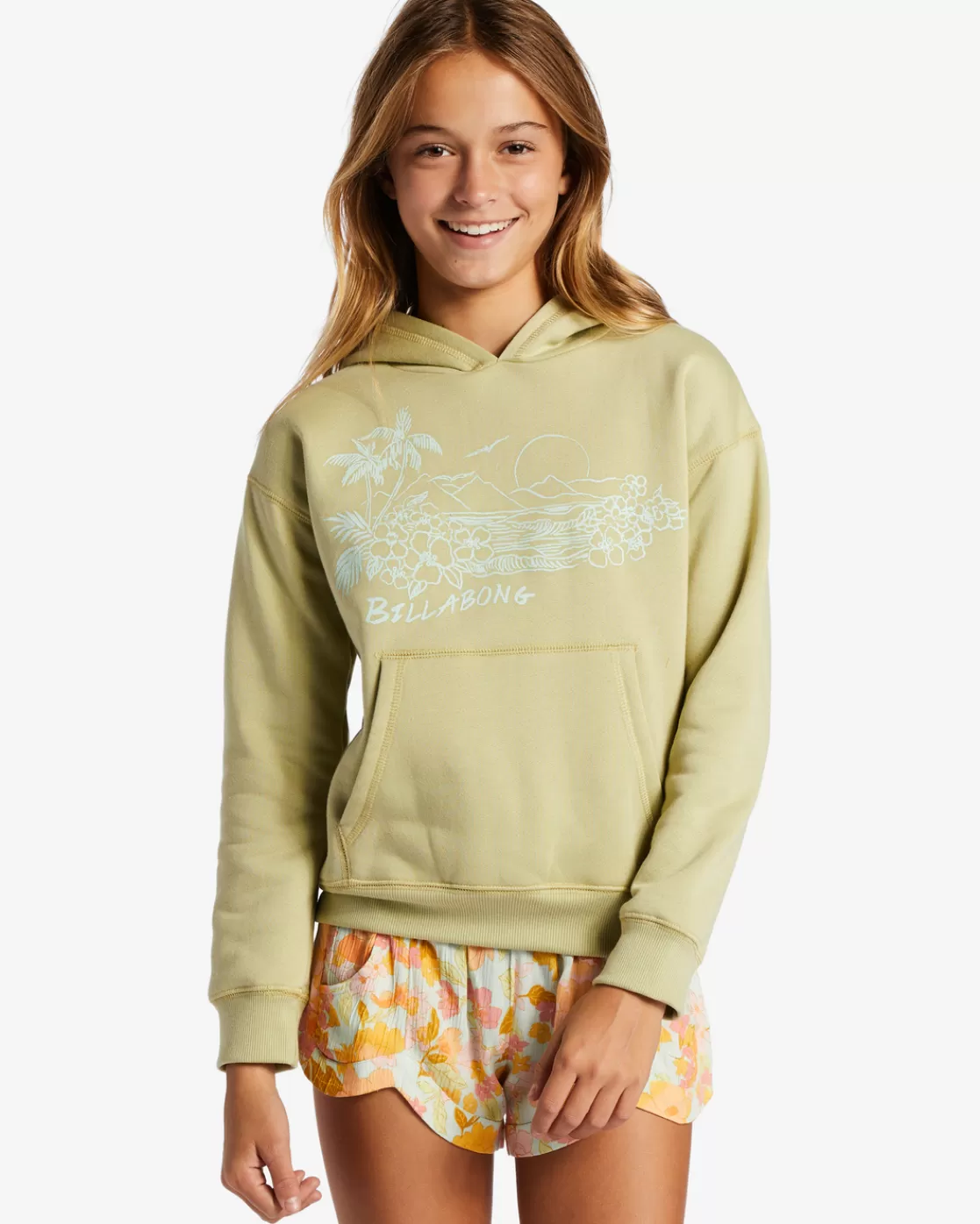 Fashion Billabong Girl's Aloha Goddess Hoodie WILLOW