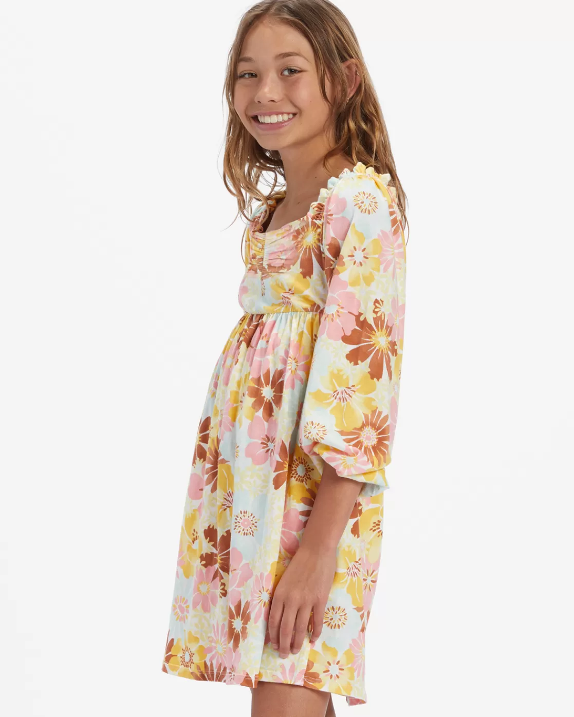 Online Billabong Girl's Blossom Dress FLAMINGO