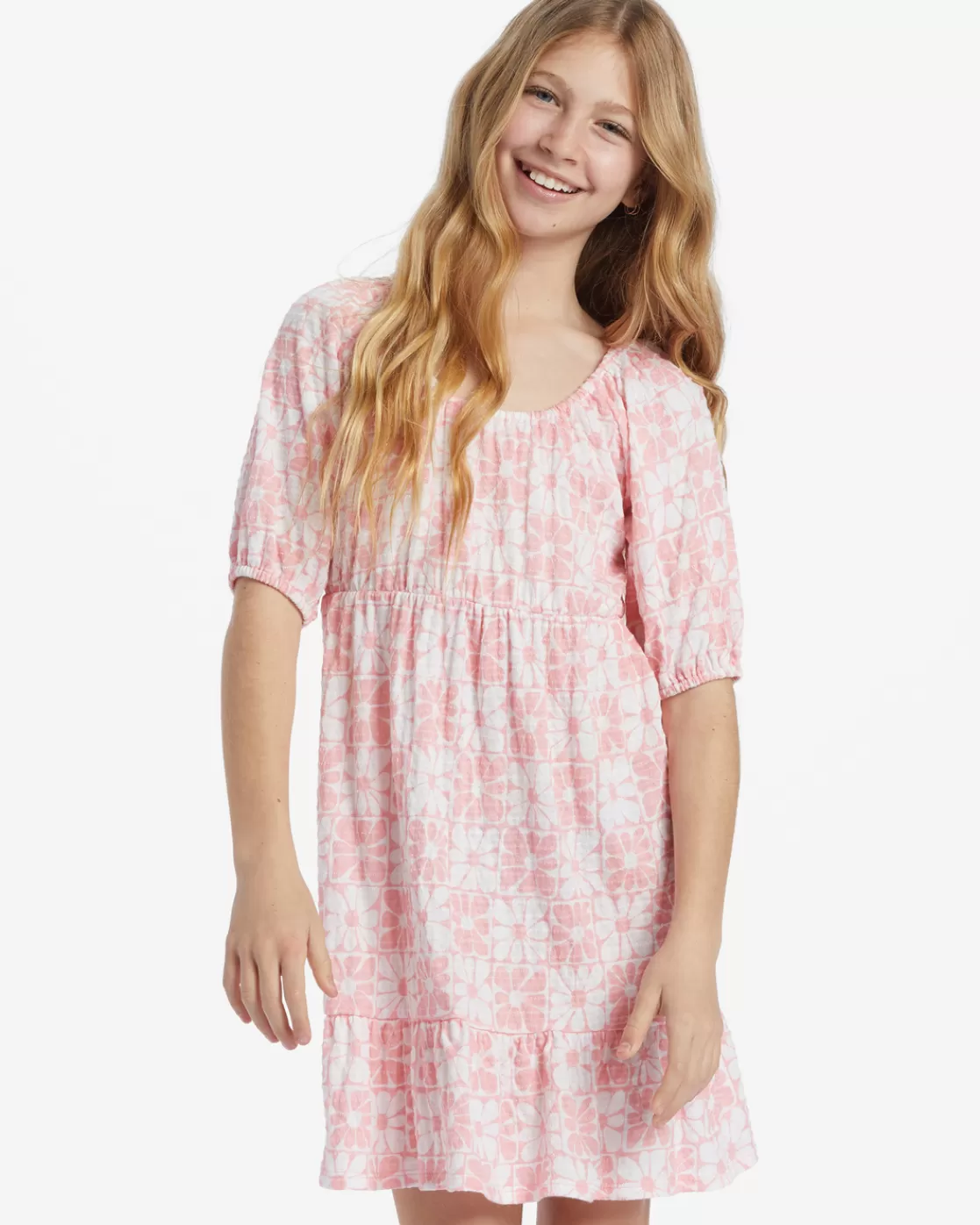 Best Sale Billabong Girl's Daisy Love Dress LIGHT SORBET