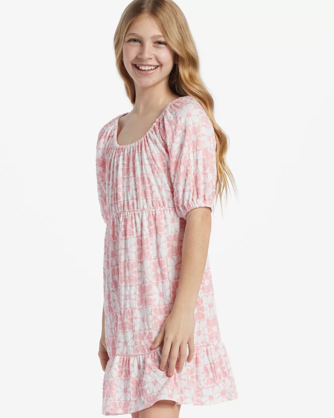 Best Sale Billabong Girl's Daisy Love Dress LIGHT SORBET