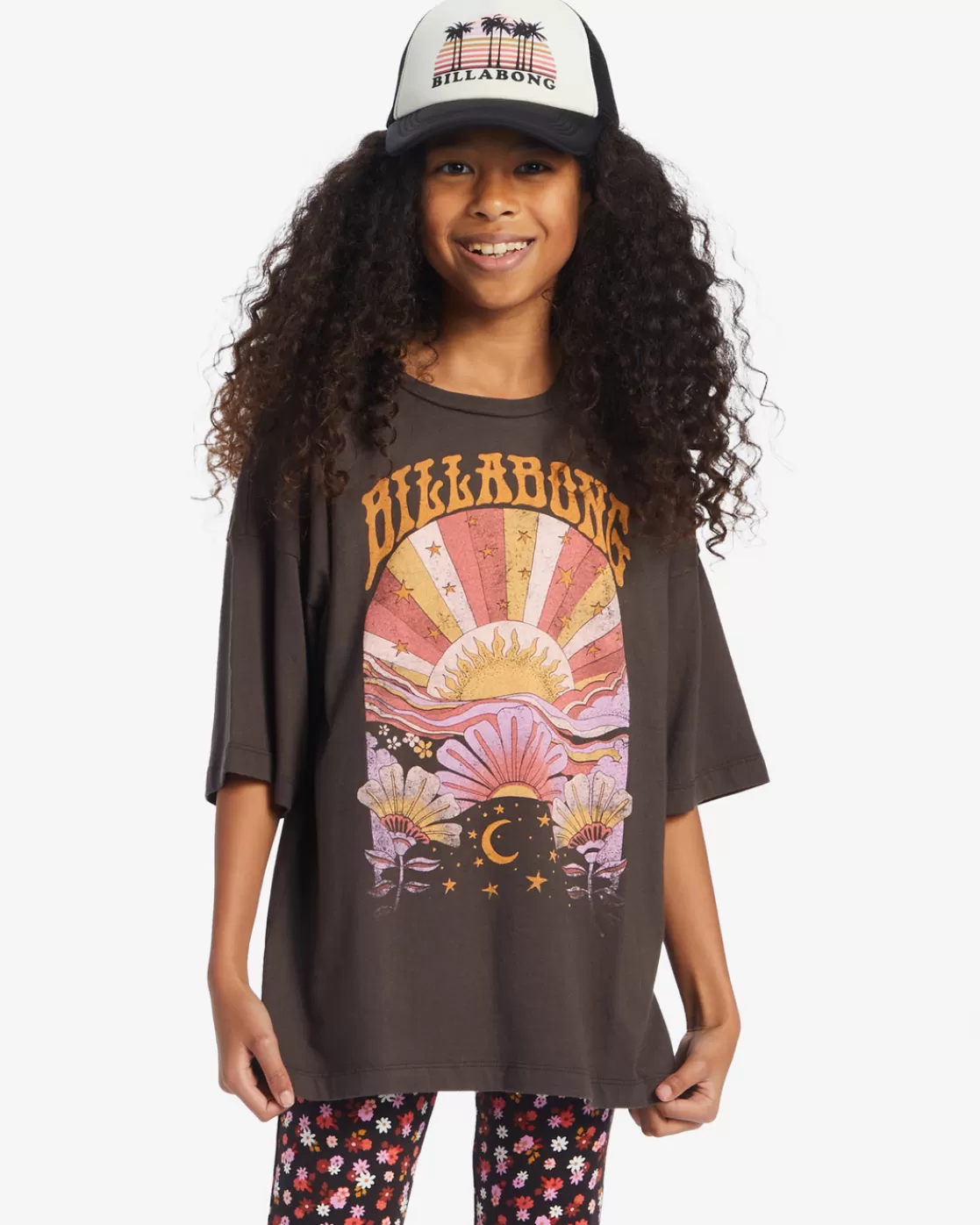 Cheap Billabong Girl's Dream Scape T-Shirt OFF BLACK