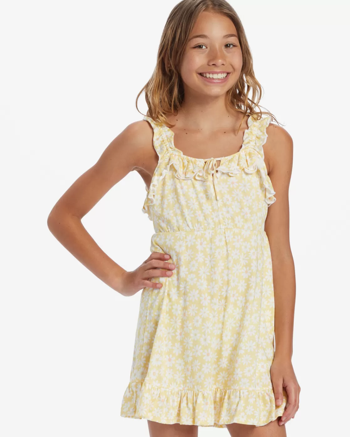 Sale Billabong Girl's Isla Dress HONEYSUCKLE