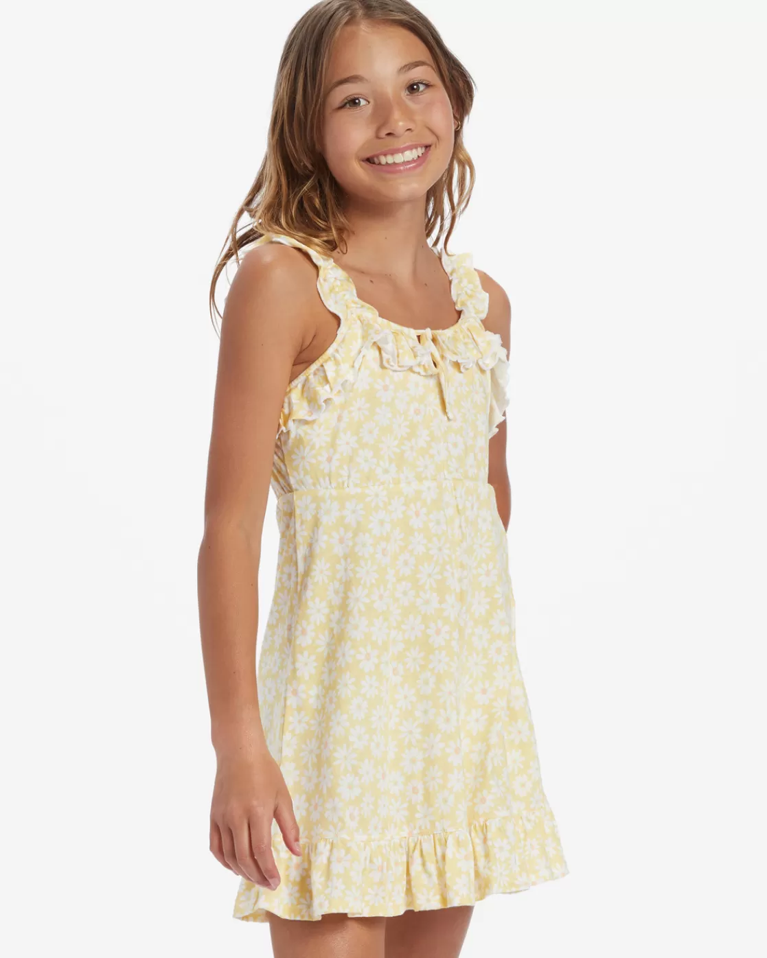 Sale Billabong Girl's Isla Dress HONEYSUCKLE