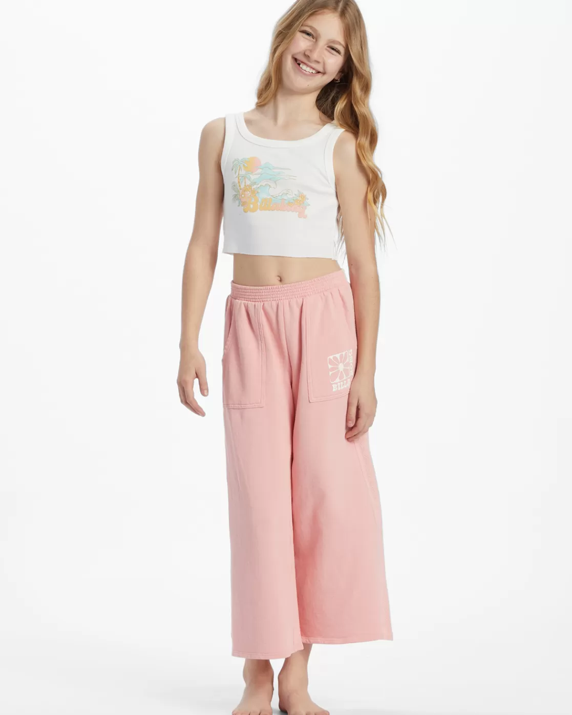 Flash Sale Billabong Girl's Shoreline Pants LIGHT SORBET