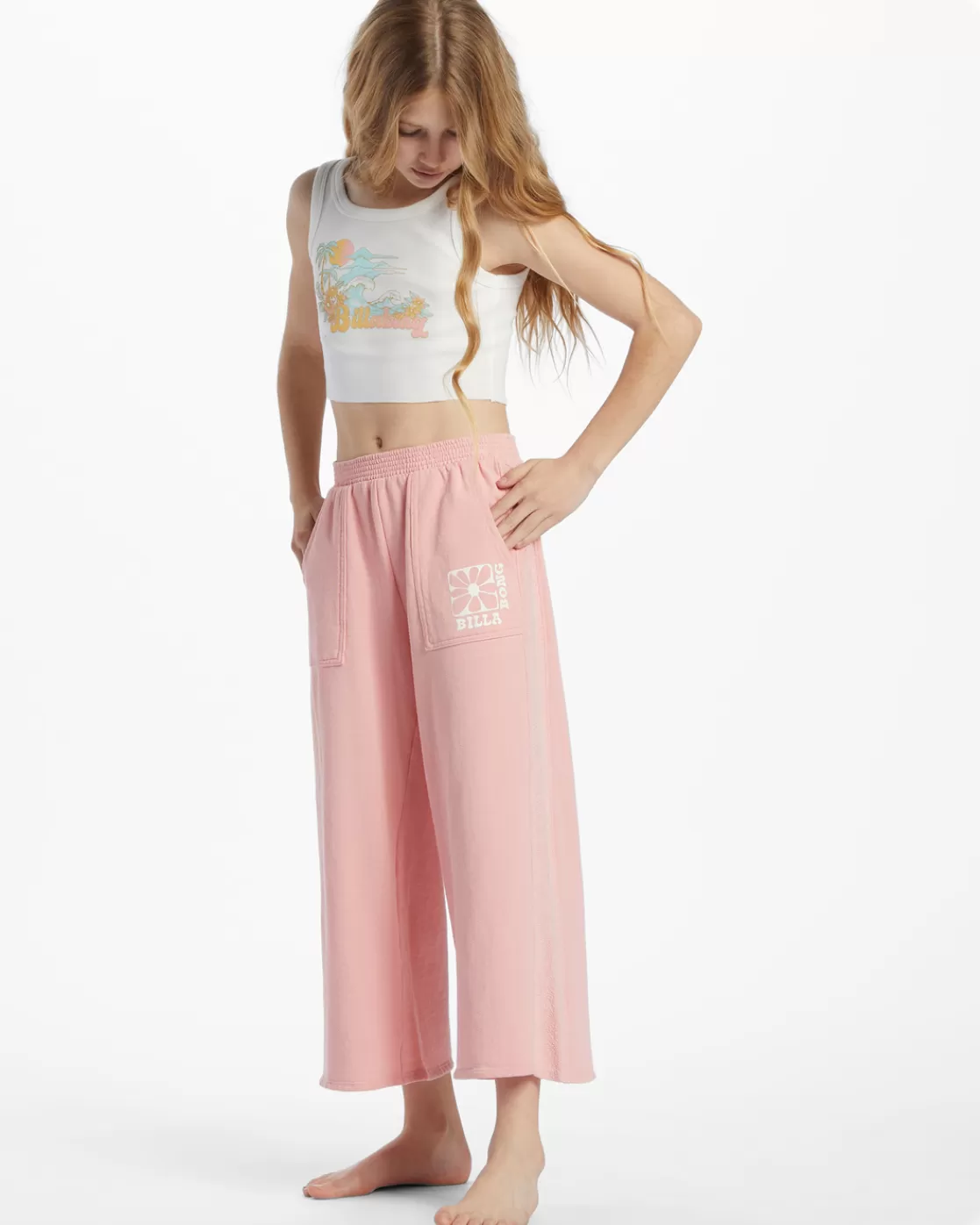 Flash Sale Billabong Girl's Shoreline Pants LIGHT SORBET