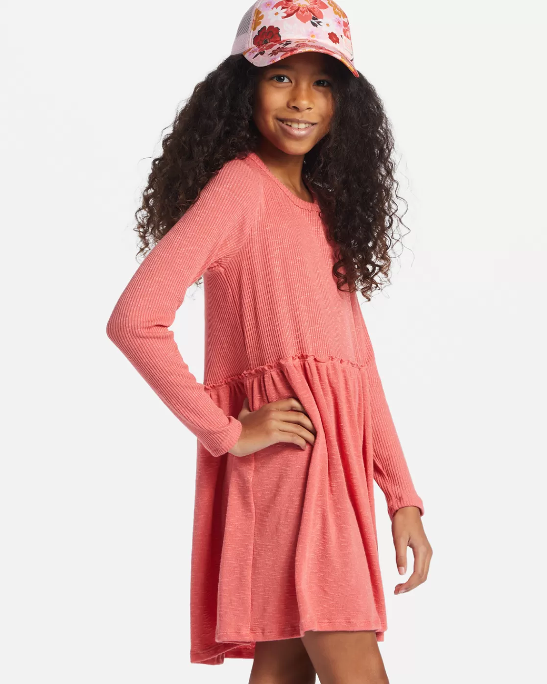 Best Billabong Girl's Warm At Heart Dress HIBISCUS