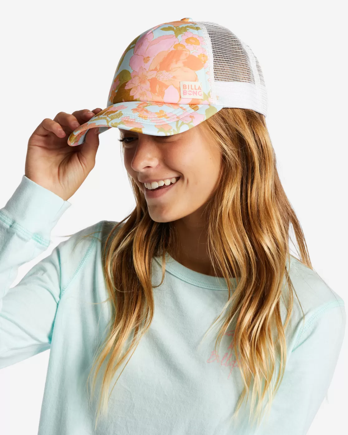 Outlet Billabong Girls' Shenanigans Trucker Hat SEASPRAY