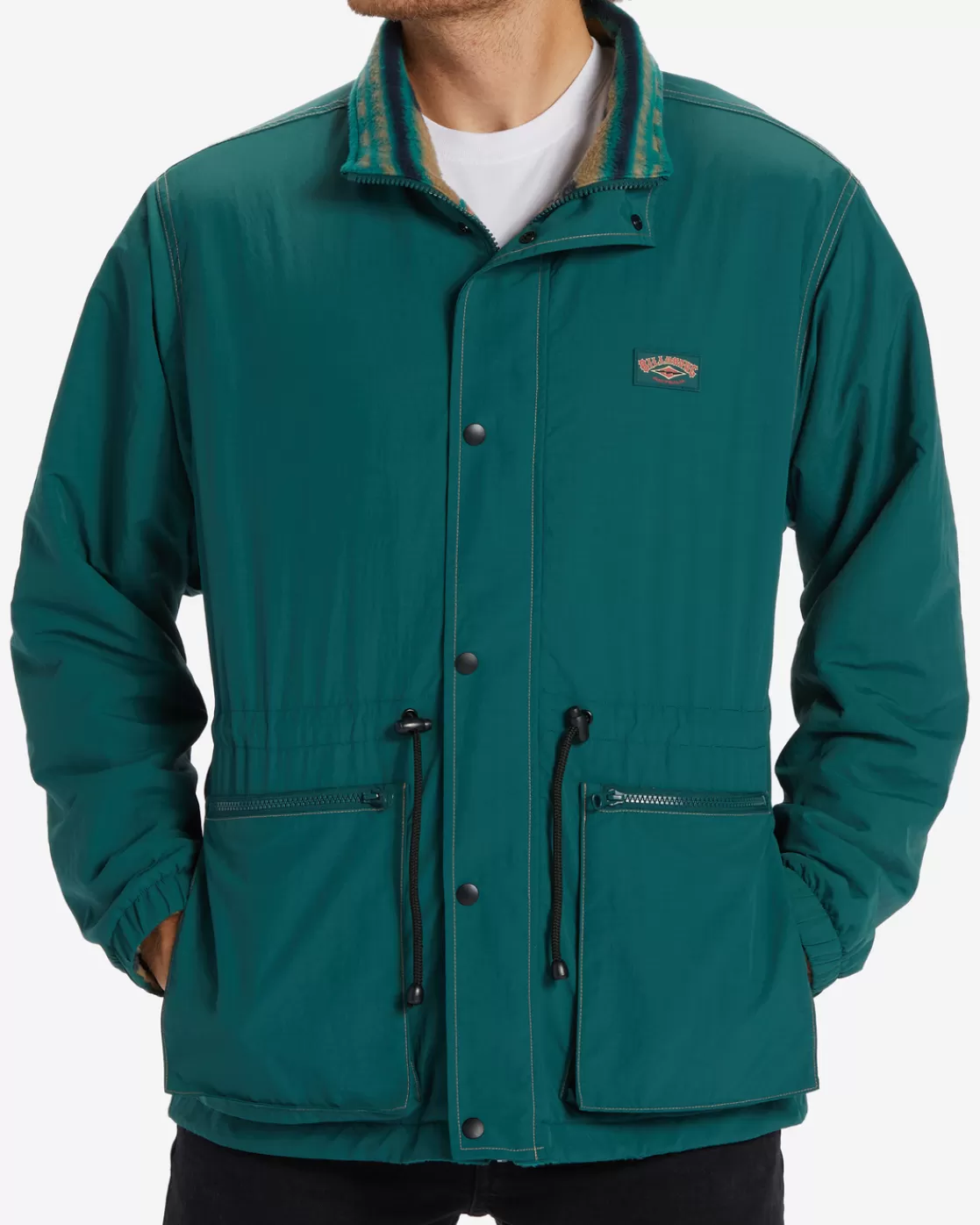 Discount Billabong Gnaraloo Reversible Jacket DEEP TEAL