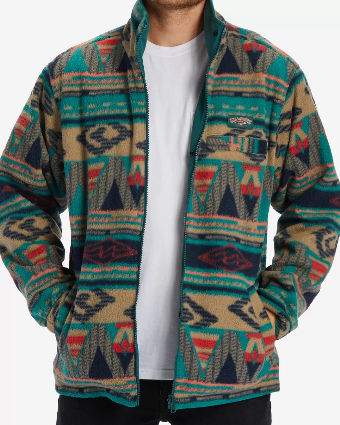 Discount Billabong Gnaraloo Reversible Jacket DEEP TEAL