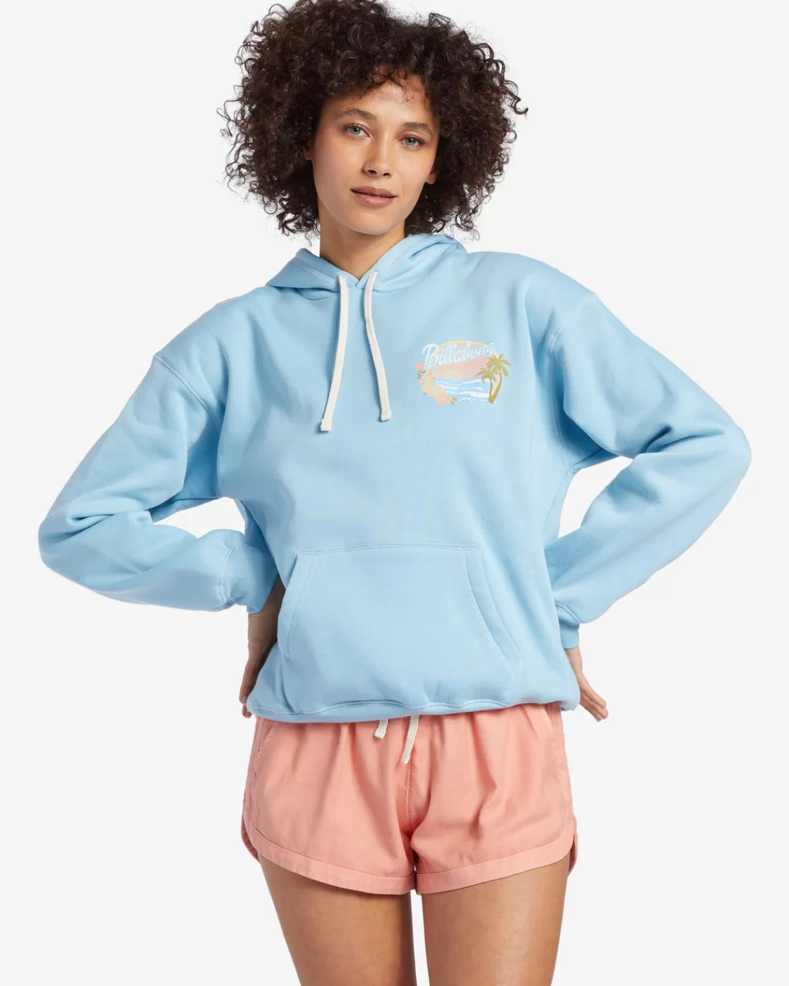 Sale Billabong Greetings From Paradise Sweatshirt BLISS BLUE