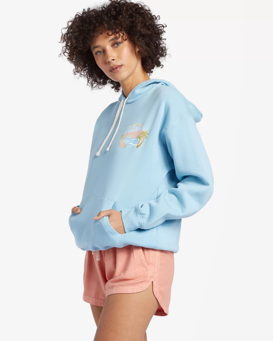 Sale Billabong Greetings From Paradise Sweatshirt BLISS BLUE