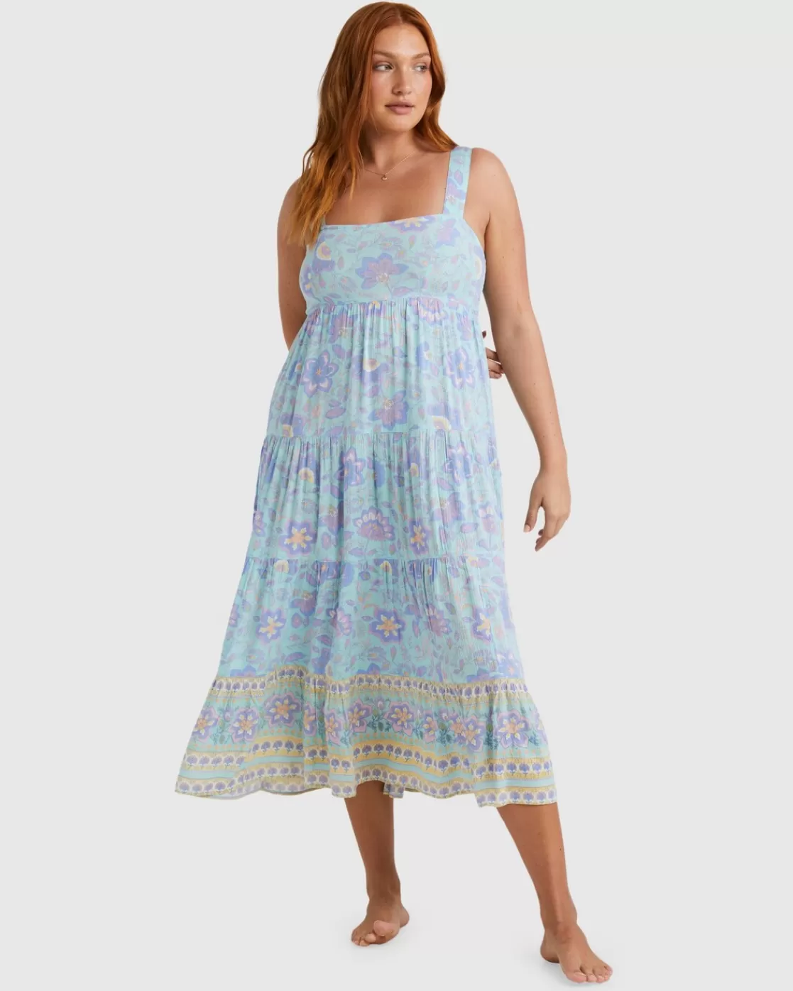 Best Billabong Hideaway Shine On Midi Dress MINT